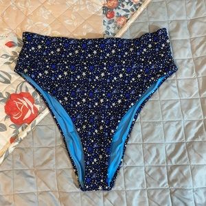 Aerie High Cut Cheeky Swim Bottoms